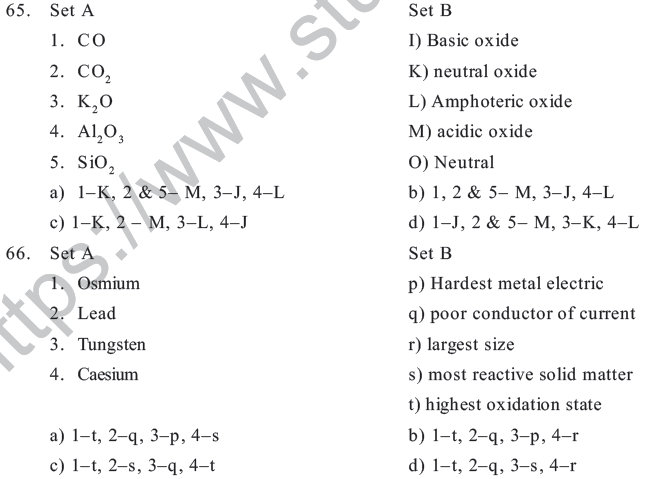 NEET UG Chemistry Classification of Elements MCQs-6