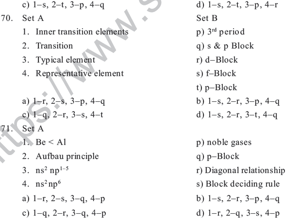 NEET UG Chemistry Classification of Elements MCQs-8