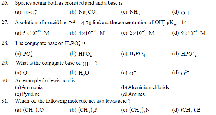 NEET UG Chemistry Equilibrium MCQs-6