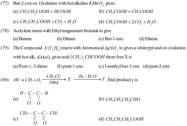 NEET UG Chemistry Hydrocarbons MCQs-13