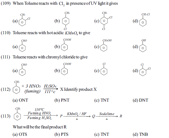 NEET UG Chemistry Hydrocarbons MCQs-19
