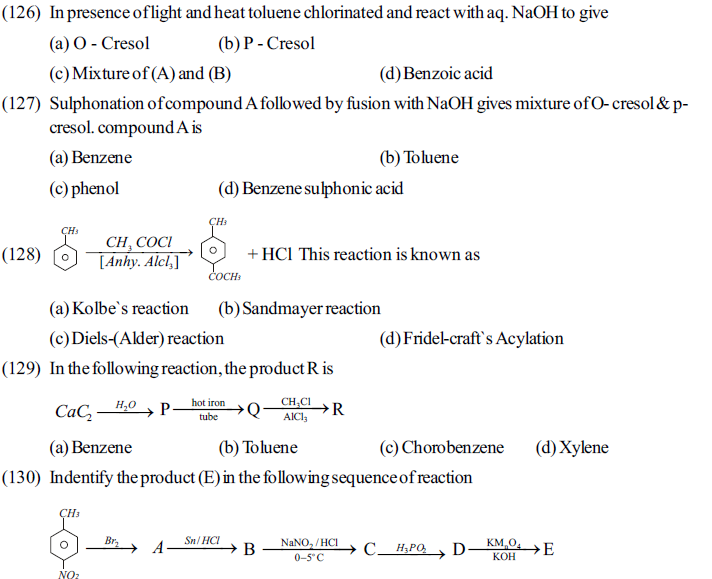 NEET UG Chemistry Hydrocarbons MCQs-22