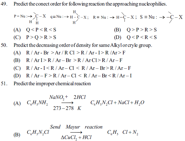 NEET UG Chemistry Organic Compounds Containing Halogens MCQs-11