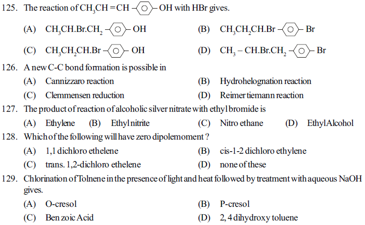 NEET UG Chemistry Organic Compounds Containing Halogens MCQs-30