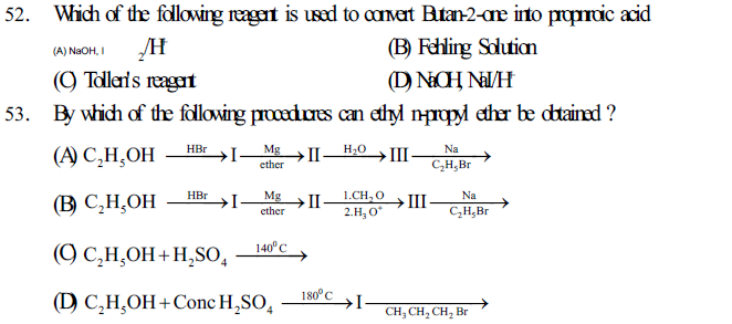 NEET UG Chemistry Organic Compounds Containing Oxygen MCQs-12