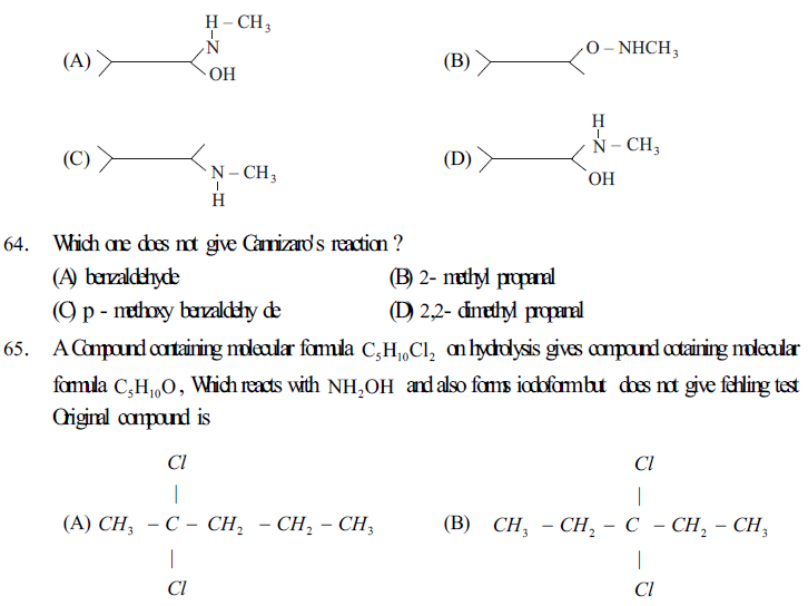 NEET UG Chemistry Organic Compounds Containing Oxygen MCQs-14