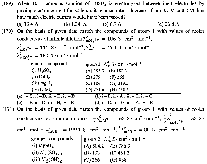 NEET UG Chemistry Redox Reactions and Electrochemistry MCQs-30