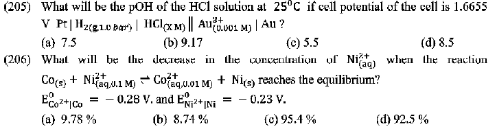 NEET UG Chemistry Redox Reactions and Electrochemistry MCQs-37