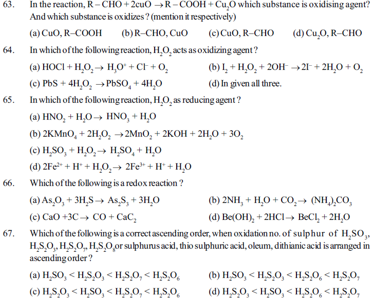 NEET UG Chemistry Redox Reactions and Electrochemistry MCQs-9