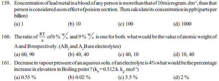 NEET UG Chemistry Solutions MCQs-20