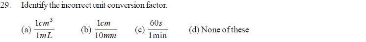 NEET UG Chemistry Some Basic Concepts MCQs-2