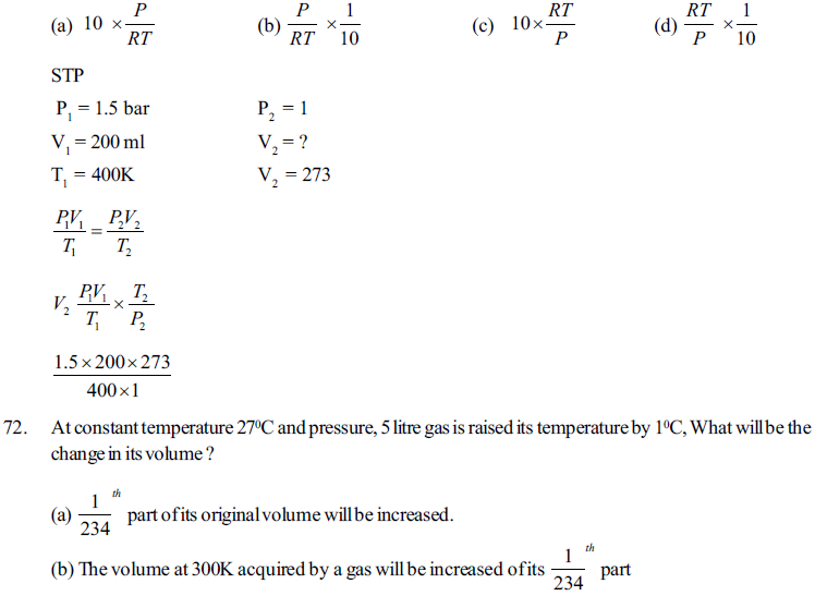 NEET UG Chemistry States of Matter MCQs-14