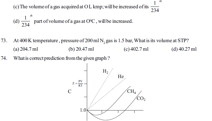 NEET UG Chemistry States of Matter MCQs-15