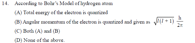 NEET UG Chemistry Structure of Atom MCQs