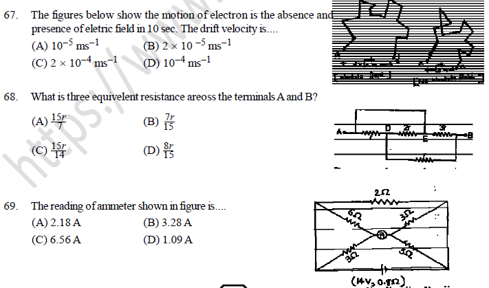 NEET UG Physics Current Electricity MCQs-30