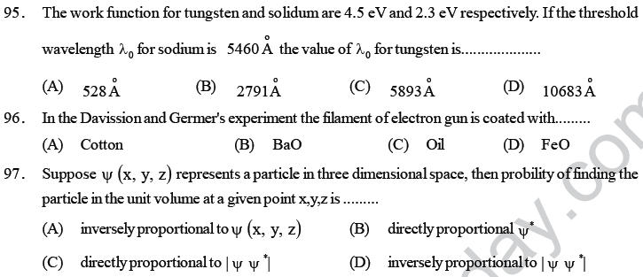 NEET UG Physics Dual Nature of Matter MCQs-21