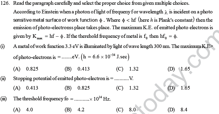 NEET UG Physics Dual Nature of Matter MCQs-29