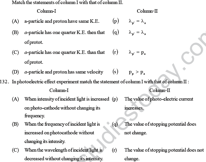 NEET UG Physics Dual Nature of Matter MCQs-33