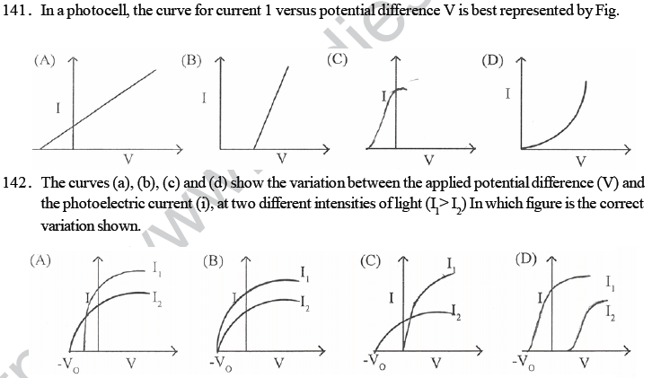 NEET UG Physics Dual Nature of Matter MCQs-38