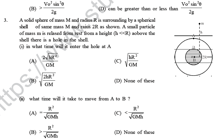 NEET UG Physics Gravitational MCQs-40