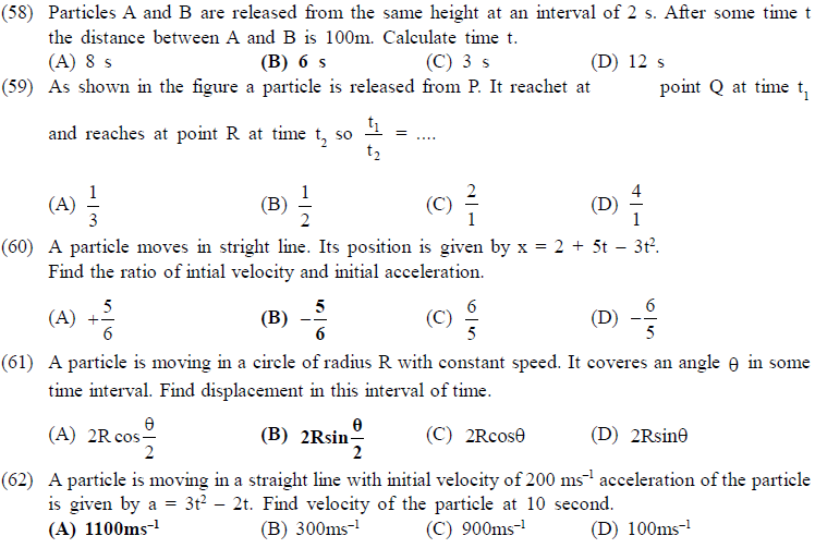 NEET UG Physics Kinetics MCQs-10