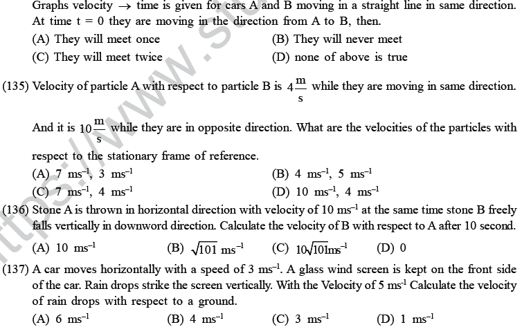 NEET UG Physics Kinetics MCQs-26