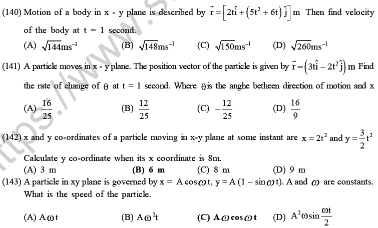 NEET UG Physics Kinetics MCQs-28