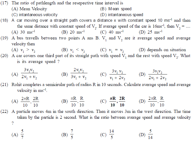 NEET UG Physics Kinetics and Measurement MCQs-25