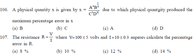 NEET UG Physics Kinetics and Measurement MCQs-8