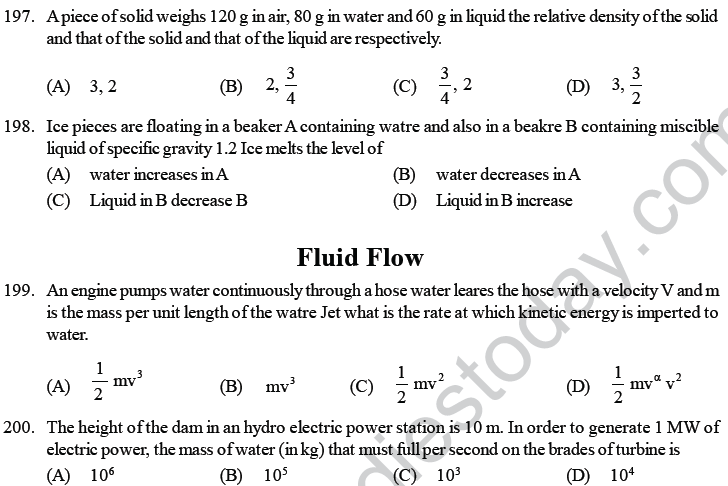 NEET UG Physics Properties of Liquid of Solid MCQs-48