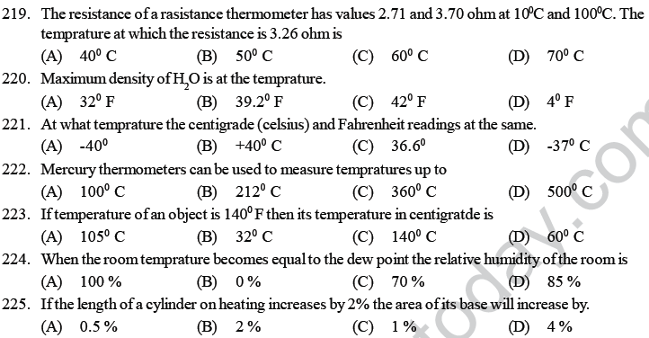 NEET UG Physics Properties of Liquid of Solid MCQs-53