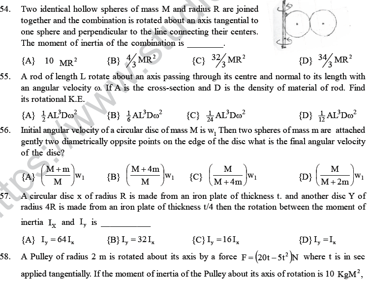 NEET UG Physics Rational Motion MCQs-17