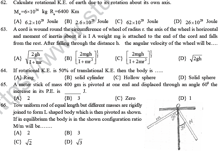 NEET UG Physics Rational Motion MCQs-19