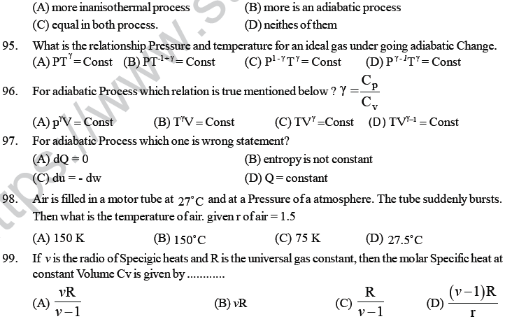 NEET UG Physics Thermodynamics MCQs-24