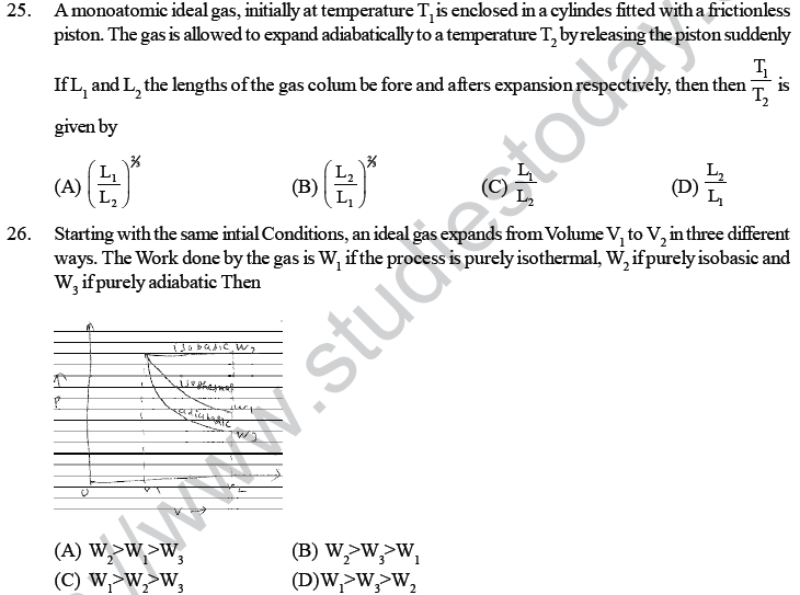 NEET UG Physics Thermodynamics MCQs-6