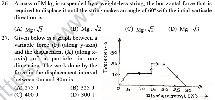 NEET UG Physics Work Energy MCQs-5