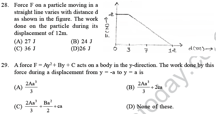 NEET UG Physics Work Energy MCQs-6