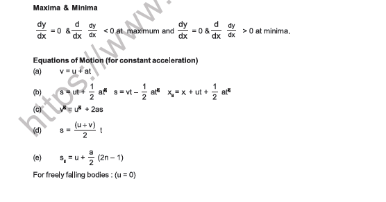 CBSE Class 12 Physics Formula Booklet 5