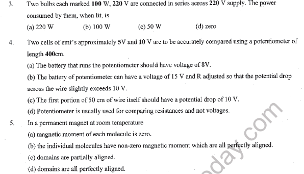 CBSE Class 12 Physics Sample Paper 2021 Set A Solved 2