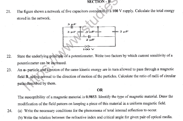CBSE Class 12 Physics Sample Paper 2021 Set A Solved 5