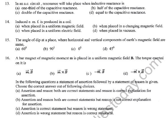 CBSE Class 12 Physics Sample Paper 2022 Set C Solved 4