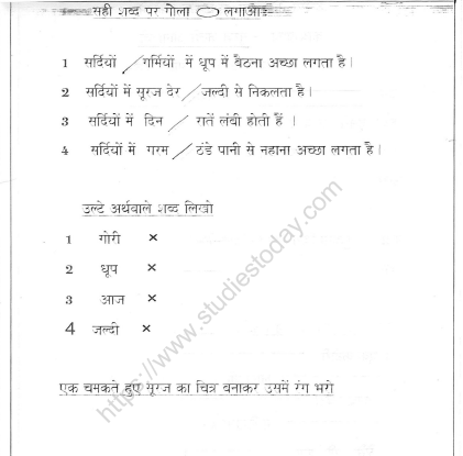 CBSE Class 2 Hindi Practice Worksheets (13) 2