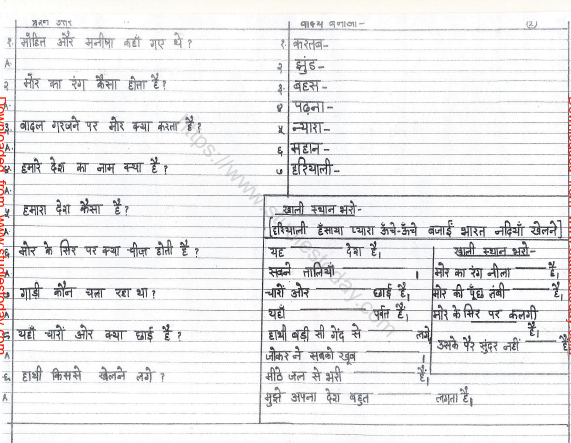 CBSE Class 2 Hindi Practice Worksheets (22) 2
