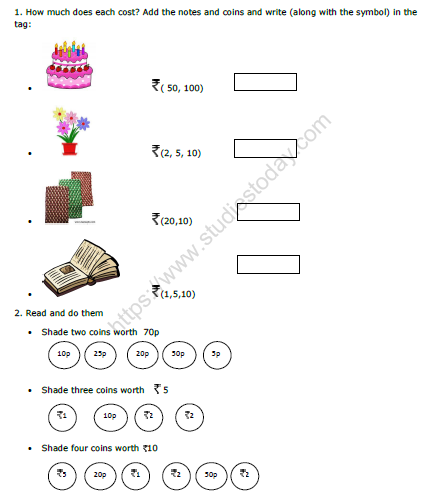 CBSE Class 2 Maths Practice Worksheet (1) 1