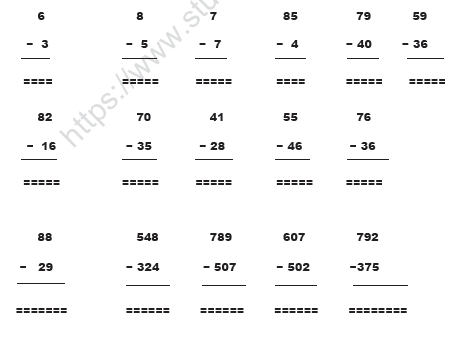 CBSE Class 2 Maths Practice Worksheets (126) - Revision 4