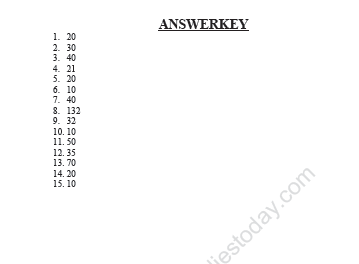 CBSE Class 2 Maths Practice Worksheets (13) 5
