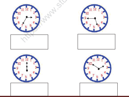 CBSE Class 2 Maths Practice Worksheets (132) - Time 2