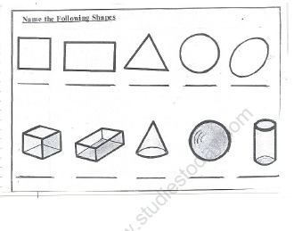CBSE Class 2 Maths Practice Worksheets (135) - Shapes 2