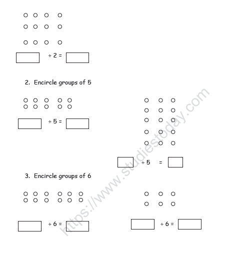 CBSE Class 2 Maths Practice Worksheets (140) - Division 2