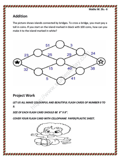 CBSE Class 2 Maths Practice Worksheets (143) - Revision 6
